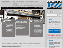 Tablet Screenshot of nenninger.de